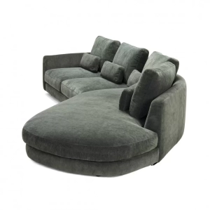 Sofa Vivole 2,5 Os. Open End Smooth Laural Green Tenksom
