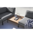 SOFA MODUŁOWA OGRODOWA LEWA LEVEL HOUE - DARK GREY / BASIC, NA ZEWNĄTRZ HOUE