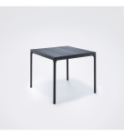 STÓŁ OGRODOWY FOUR HOUE - 90X90CM, CZARNY, NA ZEWNĄTRZ HOUE