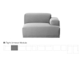 Sofa modułowa CONNECT MUUTO różne moduły