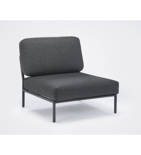 FOTEL MODUŁOWY OGRODOWY LEVEL HOUE - DARK GREY / BASIC, NA ZEWNĄTRZ HOUE