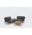 PUF MODUŁOWY OGRODOWY LEVEL HOUE - DARK GREY / BASIC, NA ZEWNĄTRZ HOUE