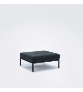 PUF MODUŁOWY OGRODOWY LEVEL HOUE - SOOTY GREY / SUNBRELLA, NA ZEWNĄTRZ HOUE