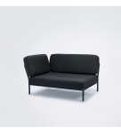 SOFA MODUŁOWA OGRODOWA LEWA LEVEL HOUE - SOOTY GREY / SUNBRELLA, NA ZEWNĄTRZ HOUE
