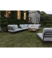 SOFA MODUŁOWA OGRODOWA PRAWA LEVEL HOUE - SOOTY GREY / SUNBRELLA, NA ZEWNĄTRZ HOUE