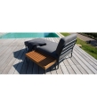 FOTEL MODUŁOWY OGRODOWY LEVEL HOUE - SOOTY GREY / SUNBRELLA, NA ZEWNĄTRZ HOUE