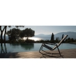 KRZESŁO BUJANE RECLIPS ROCKING CHAIR HOUE Z BAMBUSOWYMI PODŁOKIETNIKAMI NA ZEWNĄTRZ HOUE różne warianty