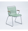 KRZESŁO OGRODOWE CLICK DINING CHAIR Z PODŁOKIETNIKAMI HOUE NA ZEWNĄTRZ różne warianty