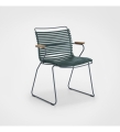 KRZESŁO OGRODOWE CLICK DINING CHAIR Z PODŁOKIETNIKAMI HOUE NA ZEWNĄTRZ różne warianty