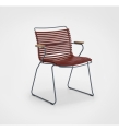 KRZESŁO OGRODOWE CLICK DINING CHAIR Z PODŁOKIETNIKAMI HOUE NA ZEWNĄTRZ różne warianty