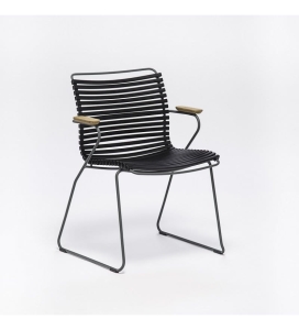 KRZESŁO OGRODOWE CLICK DINING CHAIR Z PODŁOKIETNIKAMI HOUE NA ZEWNĄTRZ różne warianty