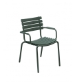 KRZESŁO RECLIPS DINING CHAIR HOUE Z BAMBUSOWYMI PODŁOKIETNIKAMI, NA ZEWNĄTRZ różne warianty