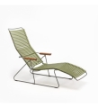 LEŻAK OGRODOWY REGULOWANY CLICK SUNLOUNGER HOUE NA ZEWNĄTRZ różne warianty
