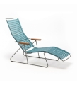 LEŻAK OGRODOWY REGULOWANY CLICK SUNLOUNGER HOUE NA ZEWNĄTRZ różne warianty