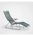 LEŻAK OGRODOWY REGULOWANY CLICK SUNLOUNGER HOUE NA ZEWNĄTRZ różne warianty