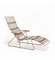 LEŻAK OGRODOWY REGULOWANY CLICK SUNLOUNGER HOUE NA ZEWNĄTRZ różne warianty