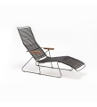 LEŻAK OGRODOWY REGULOWANY CLICK SUNLOUNGER HOUE NA ZEWNĄTRZ różne warianty
