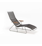LEŻAK OGRODOWY REGULOWANY CLICK SUNLOUNGER HOUE NA ZEWNĄTRZ różne warianty