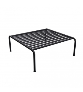 STOLIK KAWOWY AVON HOUE - CZARNY, NA ZEWNĄTRZ 