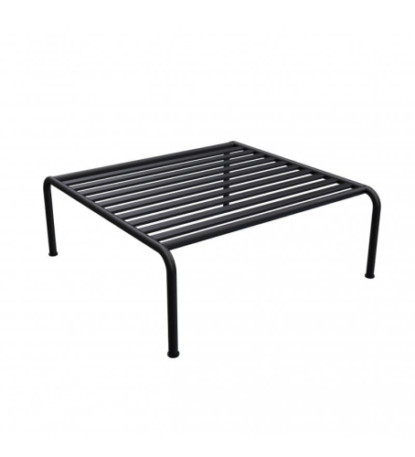 STOLIK KAWOWY AVON HOUE - CZARNY, NA ZEWNĄTRZ 