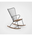 KRZESŁO BUJANE PAON ROCKING CHAIR HOUE - Z BAMBUSOWYM SIEDZISKIEM NA ZEWNĄTRZ różne warianty