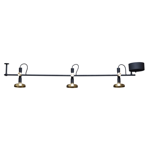 Lampa sufitowa BLEND 100 czarny / mosiądz Pholc 