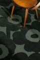 Zielony Dywan Nowoczesny w Kwiaty - UNIKKO DARK GREEN 132207 Louis de Poortere  różne warianty 
