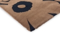 Czarno Brązowy Dywan Nowoczesny w Kwiaty - UNIKKO BEIGE 132211 Louis de Poortere  różne warianty 