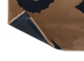 Czarno Brązowy Dywan Nowoczesny w Kwiaty - UNIKKO BEIGE 132211 Louis de Poortere  różne warianty 