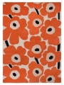 Dywan Beżowo Pomarańczowy Nowoczesny w Kwiaty - UNIKKO ORANGE RED 132403 Louis de Poortere  różne warianty 