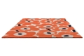 Dywan Beżowo Pomarańczowy Nowoczesny w Kwiaty - UNIKKO ORANGE RED 132403 Louis de Poortere  różne warianty 