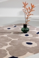 Dywan Beżowo Szary Nowoczesny w Kwiaty - UNIKKO GREIGE 132401 Louis de Poortere  różne warianty  