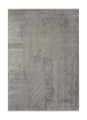 Szary Dywan Geometryczny - IMPERIAL GREY INFINITY 6621 Louis de Poortere  różne warianty