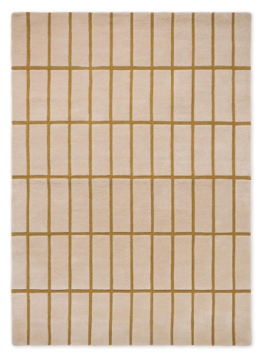 Beżowy Dywan w Żółtą Kratkę - TILISKIVI BRONZE YELLOW 132906 Louis de Poortere  różne warianty 