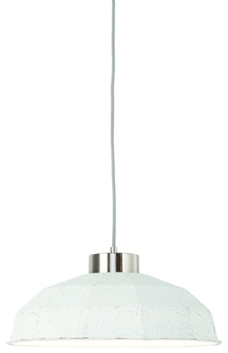 LAMPA WISZĄCA YOSEMITE MASA PAPIEROWA 42X20CM, WIELOKĄTNY BIAŁY	GOOD&MOJO