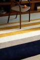Kolorowy Dywan w Paski - RALLI YELLOW 132606 Louis de Poortere  różne warianty