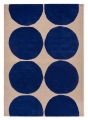 Beżowo Niebieski Dywan Geometryczny - ISOT KIVET BLUE 132508 Louis de Poortere  różne warianty 