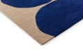 Beżowo Niebieski Dywan Geometryczny - ISOT KIVET BLUE 132508 Louis de Poortere  różne warianty 