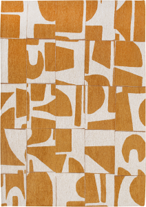 Geometryczny Beżowo Żółty Dywan - PAPERCUT CURRY 9367 Louis de Poortere  różne warianty 
