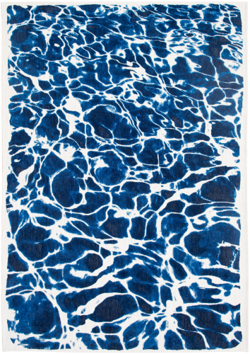 Abstrakcyjny Niebieski Dywan - SWIM SURF 9351 Louis de Poortere  różne warianty 