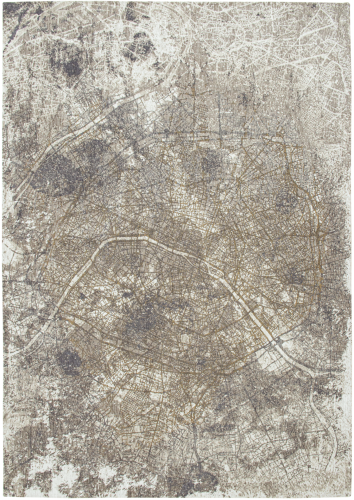 Szary Dywan Nowoczesny - CITIES PARIS SPACE TRIP 9322 Louis de Poortere  różne warianty