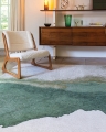 Nowoczesny Zielony Dywan - LAGOON PALM GREEN 9331 Louis de Poortere  różne warianty 
