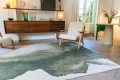 Nowoczesny Zielony Dywan - LAGOON PALM GREEN 9331 Louis de Poortere  różne warianty 
