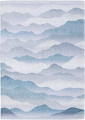 Nowoczesny Niebiesko Szary Dywan - HIMALAYA WINTER 9382 Louis de Poortere  różne warianty