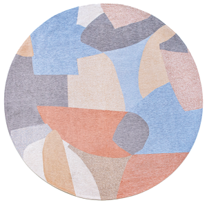 Okrągły Abstrakcyjny Kolorowy Dywan – SHAPES SECRET ROUND 9370 240 x 240 cm Louis de Poortere 