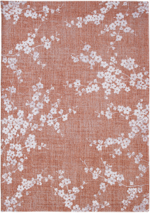 Różowy Dywan w Kwiatki - SAKURA COPPER PINK 9371 Louis de Poortere  różne warianty 