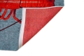 Nowoczesny Niebiesko Czerwony Dywan - POP LOBSTER STEAM RED 9389 Louis de Poortere  różne warianty 