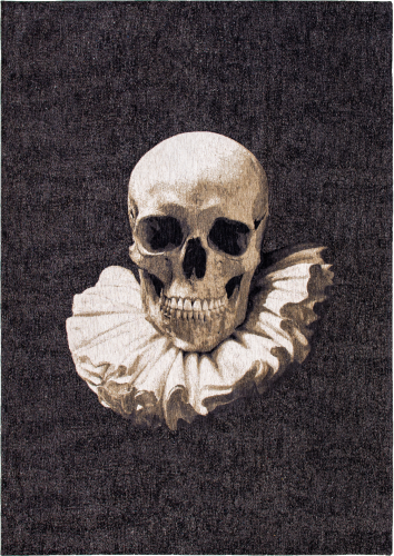 Czarny Dywan Nowoczesny - MEMENTO MORI FUNNY BONES 9391 Louis de Poortere  różne warianty  
