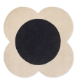 Dywan Beżowy Kwiatek - FLOWER SPOT ECRU BLACK 158409 Louis de Poortere  różne warianty 