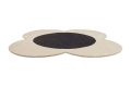 Dywan Beżowy Kwiatek - FLOWER SPOT ECRU BLACK 158409 Louis de Poortere  różne warianty 